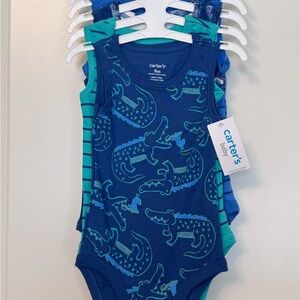 Carters boys 5 pack original bodysuits NWT 9 months